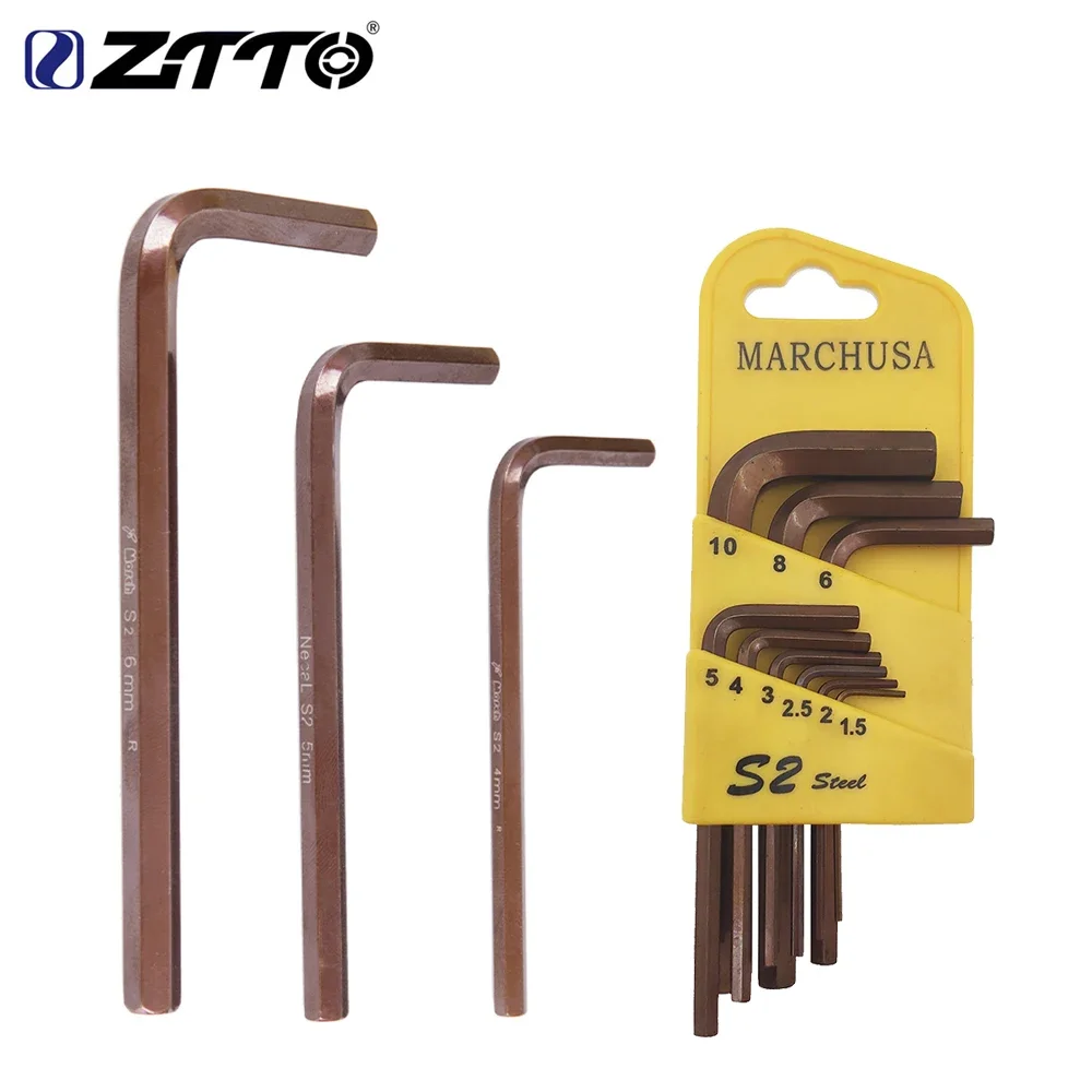 ZTTO Bicycle Repair Tools 4mm Hex Key Wrench 5mm Allen Key 6mm Hexwrench Sets Torx T25 Tool Set