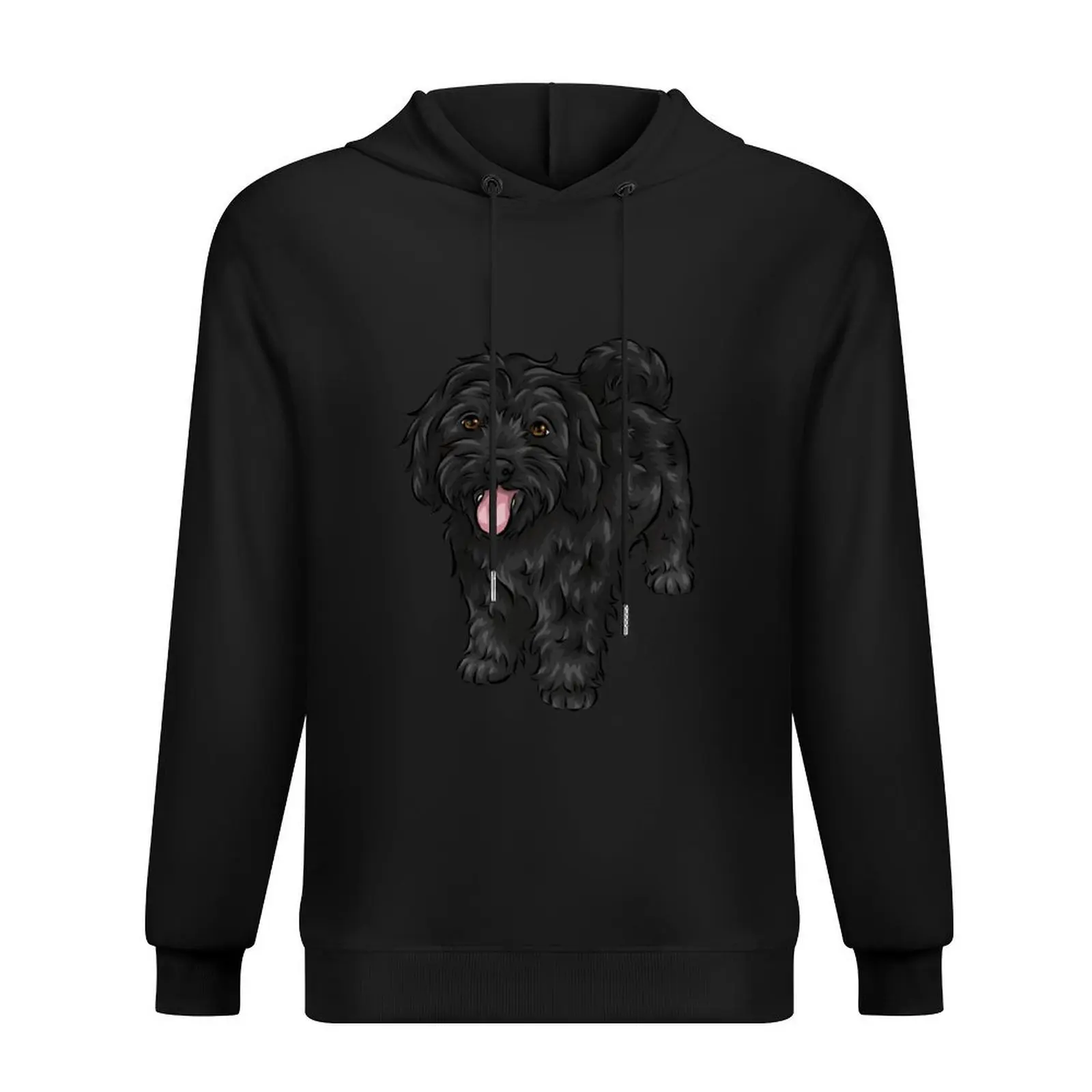 

Cute Cavapoo Black Cute Dog Art Hoodie men's sweat-shirt set men wear autumn japanese style hoodies and sweatshirts new