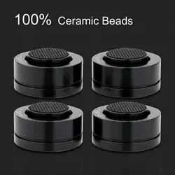 4 stücke HIFI Audio Lautsprecher Verstärker Keramik perlen Stahl ball Blättern Anti-stoßdämpfer Fuß Füße Nagel Pad Vibration basis