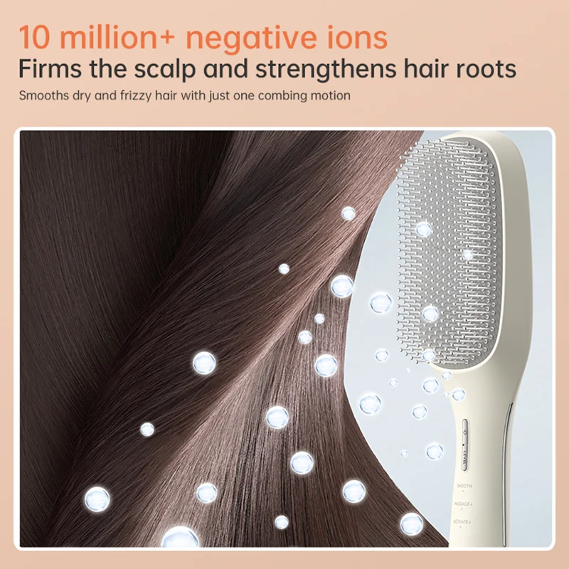 Professional Ion Hair Straightener Comb Negative USB Power Supply Home Hotel Electric Hair Straightener