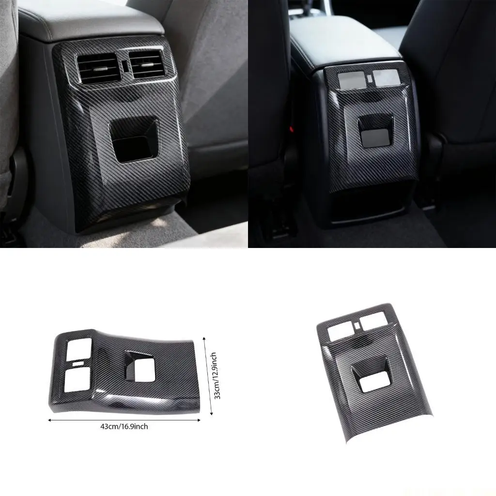 

J0MA Permanent ABS Air Outlet Trim Frame For twenty Rear Comfort Scratch Resistant Security Easy Installation Carbonfiber Plan