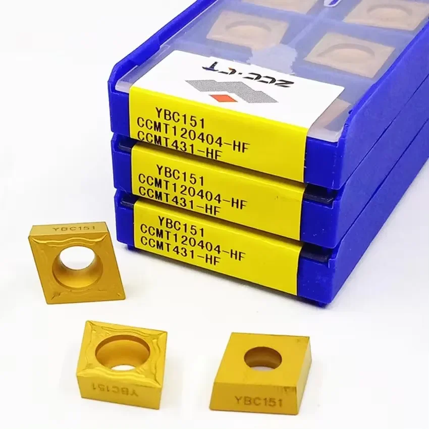 

ZCC CT Original CCMT120404-HF Turning Inserts CCMT 120404 HF YBC251 YBC252 YBD151 Lathe Tool Carbide Inserts