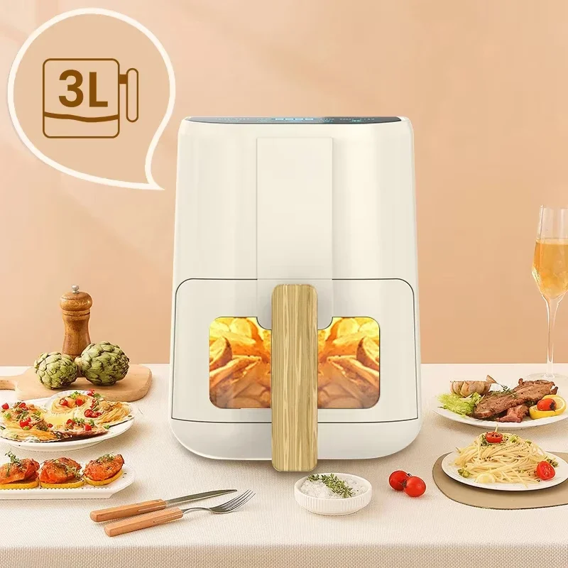 Factory Electric Mini Custom Airfryers Multifuncional Healthy Less Oil Fried Chicken Machine Oil Free Domestic Air Fryer