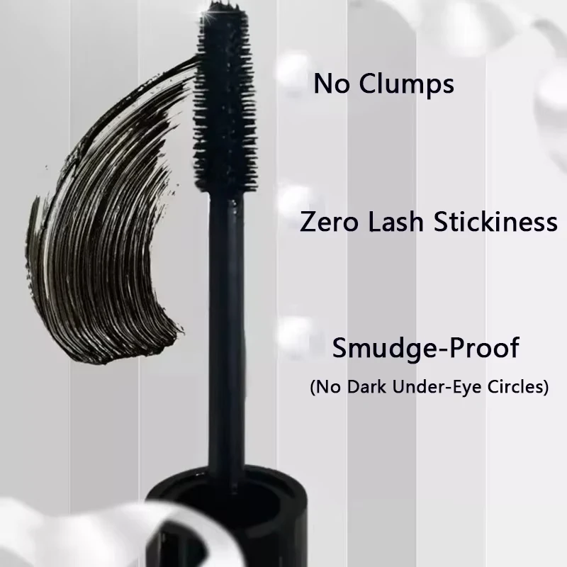 Mascara in fibra 7D Mascara nero impermeabile per tutti i prodotti per il trucco allungante Mascara per ciglia per extension ciglia
