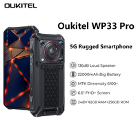 Oukitel WP33 Pro 5G Rugged Smartphone Dimensity 6100+ 6.6\