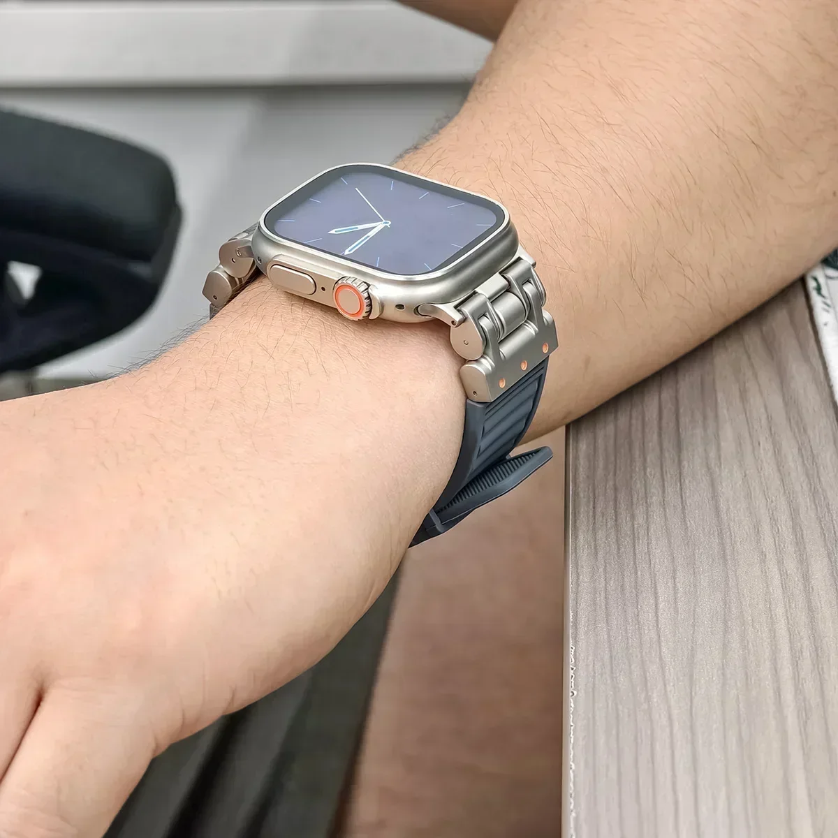 سيليكون حزام ل أبل الترا 3 2 1 49 مللي متر الرياضة الفرقة ل Iwatch سلسلة 11 10 9 8 SE 3 46 مللي متر 45 مللي متر 41 مللي متر 44 مللي متر 42 مللي متر تنفس الفرقة #5