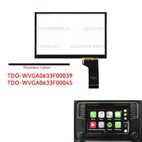 5C0035680C LCD Display for VW TRANSPORTER T6 SDT HEAD UNIT SAT NAVI Touch Screen Digitizer