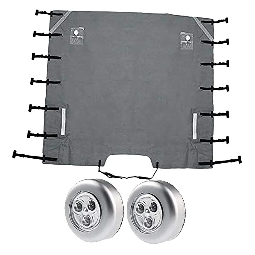 

Front Towing Cover With 2 LED Lights Universal Protector Covers