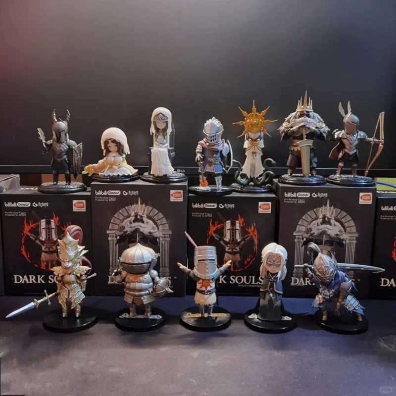 Caja ciega de Dark Souls genuina, serie 1, 2, 3, figuras coleccionables, colección de exhibición, adornos de decoración, modelos, regalos de cumpleaños