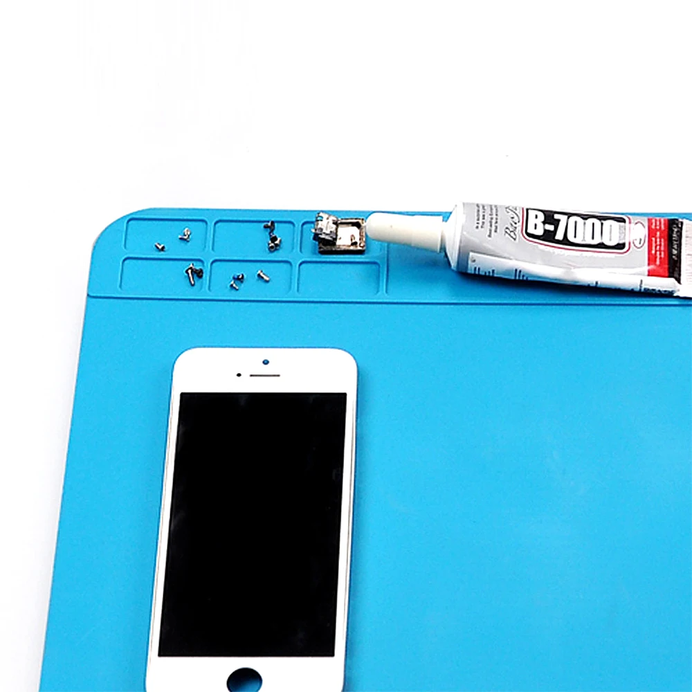 Ansiki 300x200mm Repair welding work pad High Temperature Resistant Silicone Pad ESD Anti-Static waterproof for Repair tool kit view 5