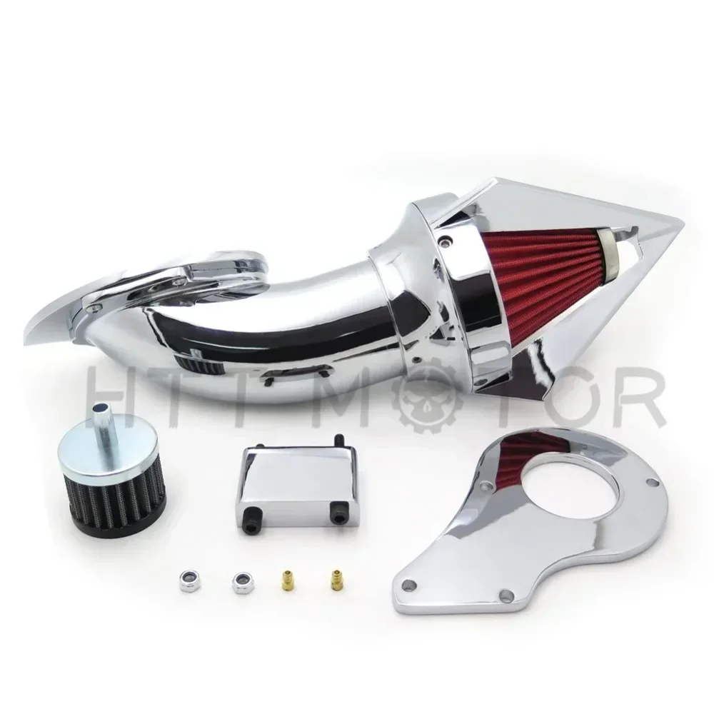Motorcycle Spike Air Cleaner Kits Intake Filter for Honda 1999-2016 Shadow 600 VLX600 99 & UP CHROMED