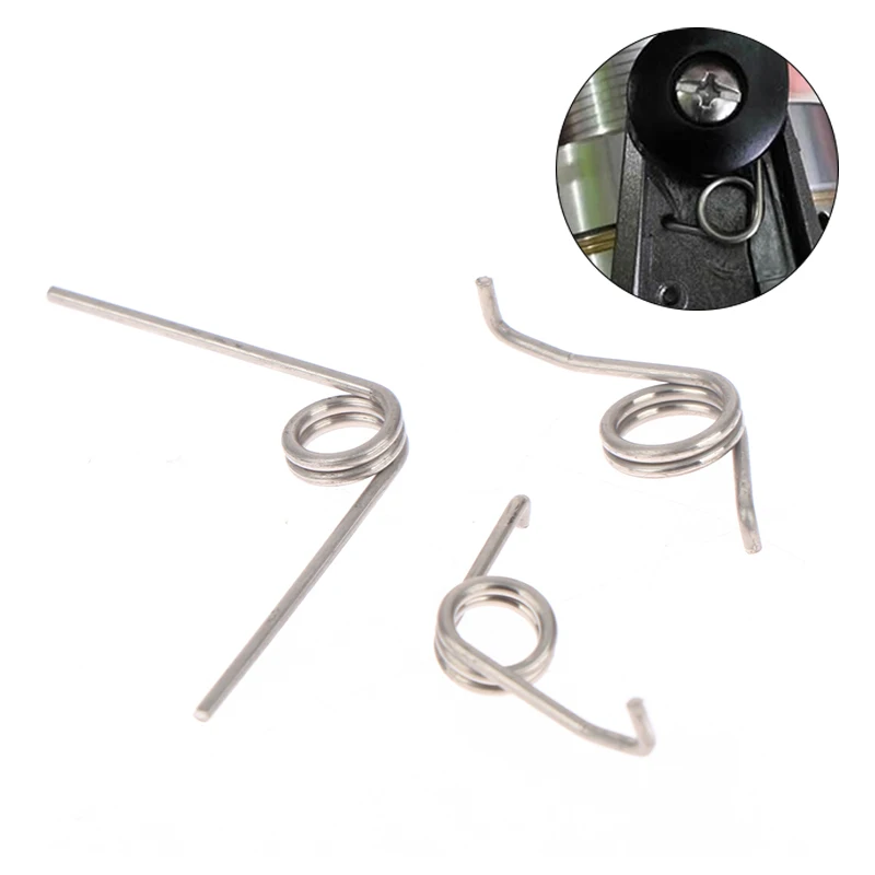 Stainless Steel Fishing Rod Drop Wheel Drum Wheel Spring Fishing Reel Gear Torsion Spring For Wheel Accessories