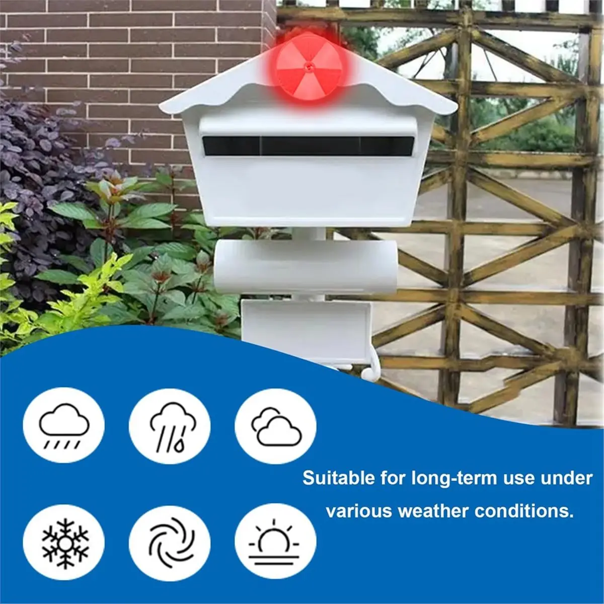 REST 10 Pack Front Round Reflector for Driveway Fence Gate Posts Trailers Reflectors with Center Mounting Holes Red