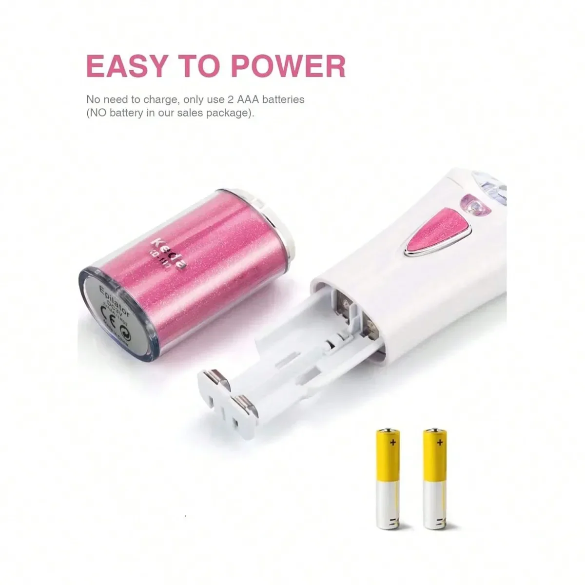 2026 آلة إزالة الشعر الناعمة الإنزلاقية لشعر الوجه للنساء، للنساء، آلة إزالة الشعر لإصدار البطارية للنساء (بدون بطارية) #6