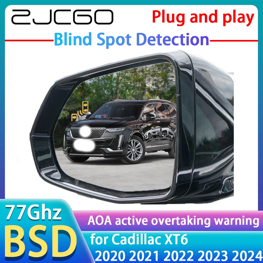 77GHz Radar Detector BSD Blind Spot Detection Alert Mirror Assistance Accessories For Cadillac XT6 2020 2021 2022 2023 2024