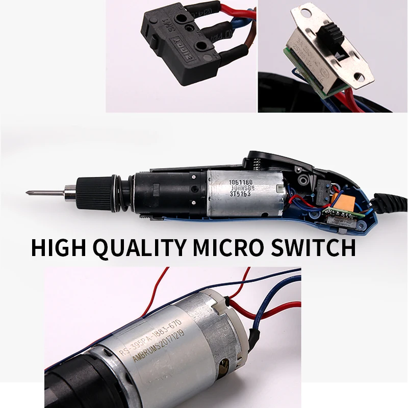 DM-520F/G  Automatic Electric Screwdriver Industrial Class 220V Direct Insertion Brushless Batch Screwdriver Large Torsion House