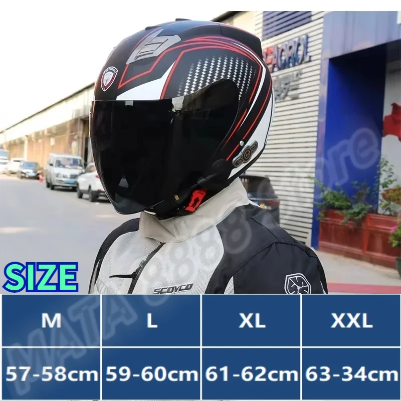 HOT DOT Approved Open Face 3/4 Motorcycle Helmet with Build-In Bluetooth Headset Earphone and Detachable Liner for honda