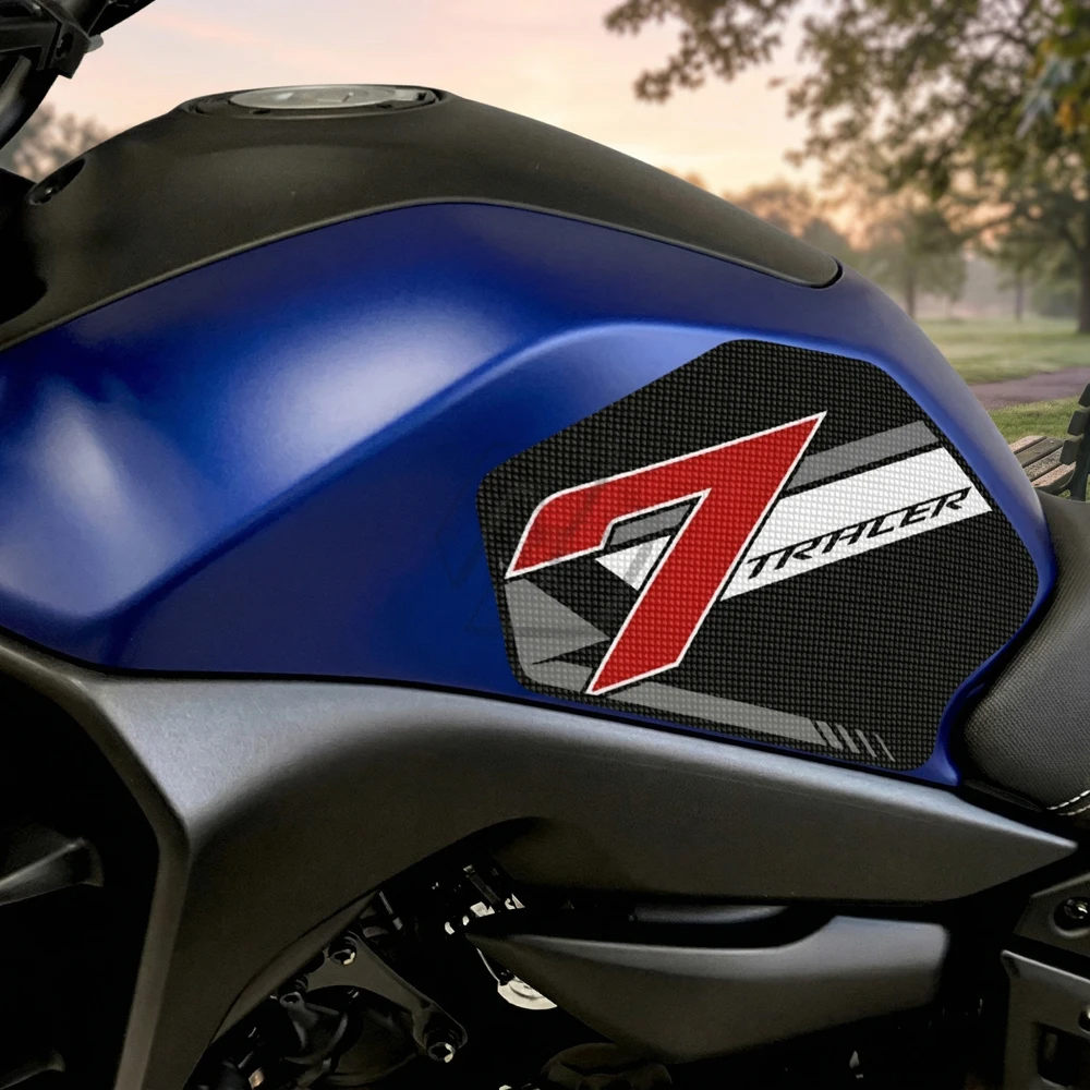 

Наклейка-защита на боковые части бака мотоцикла (накладки для коленей) для Yamaha TRACER 7 2021-2024