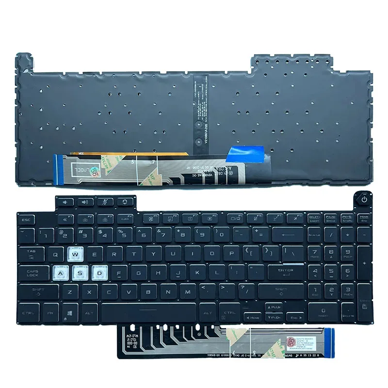 

For ASUS TUF FX507ZE FX507ZM FX507ZR FX507ZC FX517 FA507 FA507R GA507 V210846DS1 Arabia RGB Backlit Keyboard AR