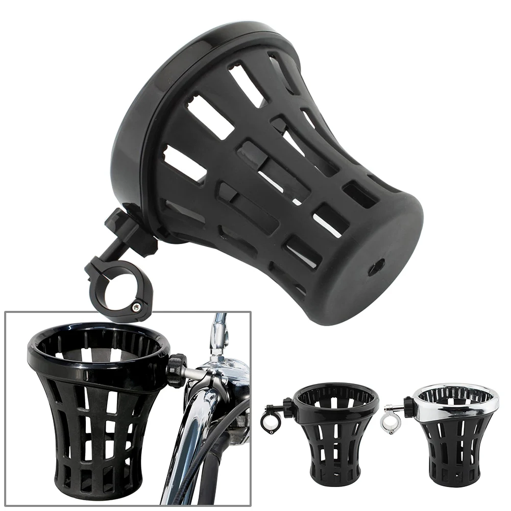 1pc Motorcycle Drink Cup Holder Large with Aluminum Clamp for 7/8