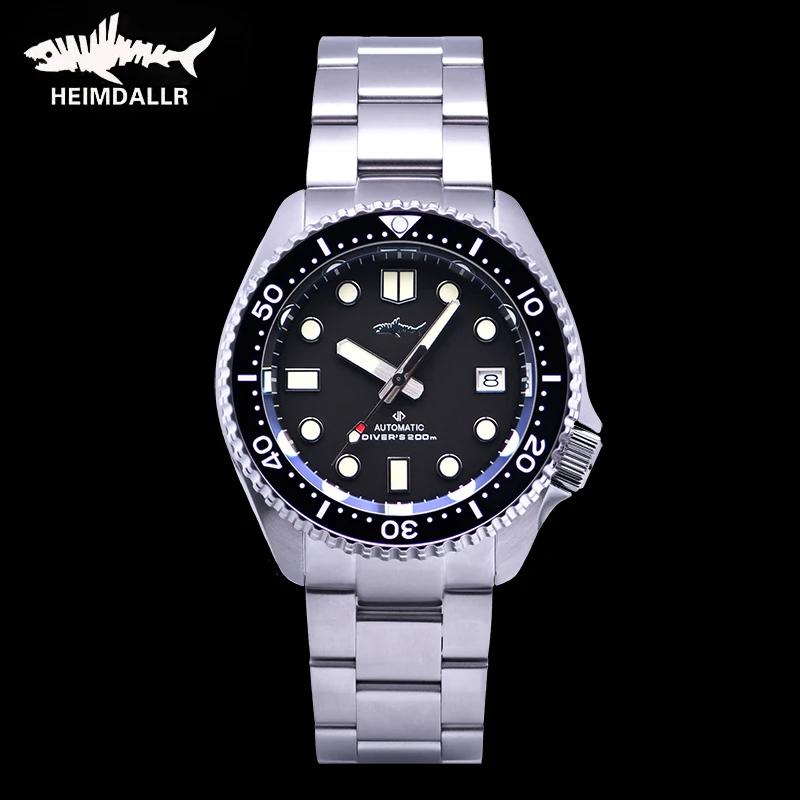 

Heimdallr Watch For Men SKX007 300M Waterproof Sapphire Crystal Glass C3 Luminous Green Dial NH35 Automatic Movement