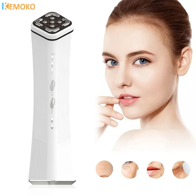 Beauty Device RF Device Lifting and Tightening RF Beauty Device Microcurrent Color Light Facial Beauty Introduction Device