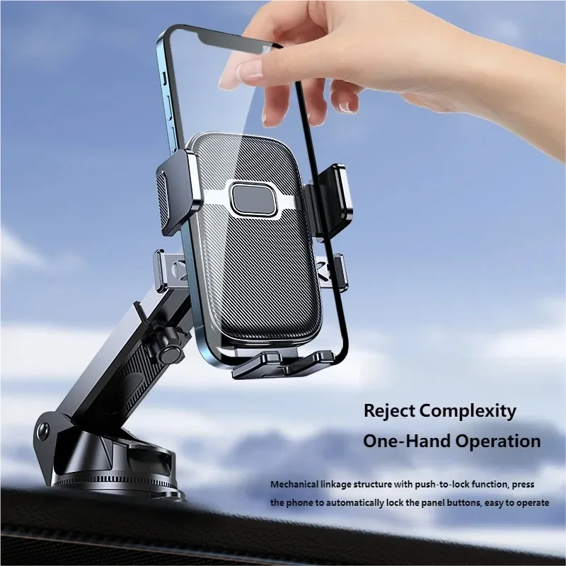 Car Phone Holder Clip Gravity Stand Universal Cell Phone Mobile Support for Dashboard Windshield Air Vent Mount Auto Accessories