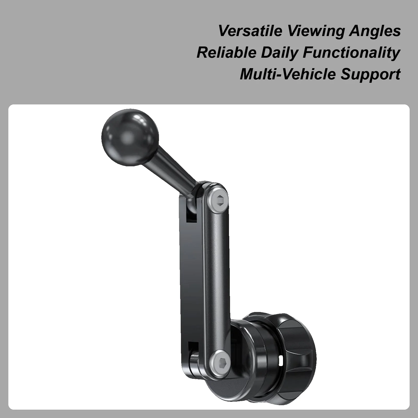 

Ball Mount Arm 360-Degree Rotary Adapter Car Phone Mount Rotating Extender For Air Outlet Vent Clamp Cradle Truck Auto Vehicle