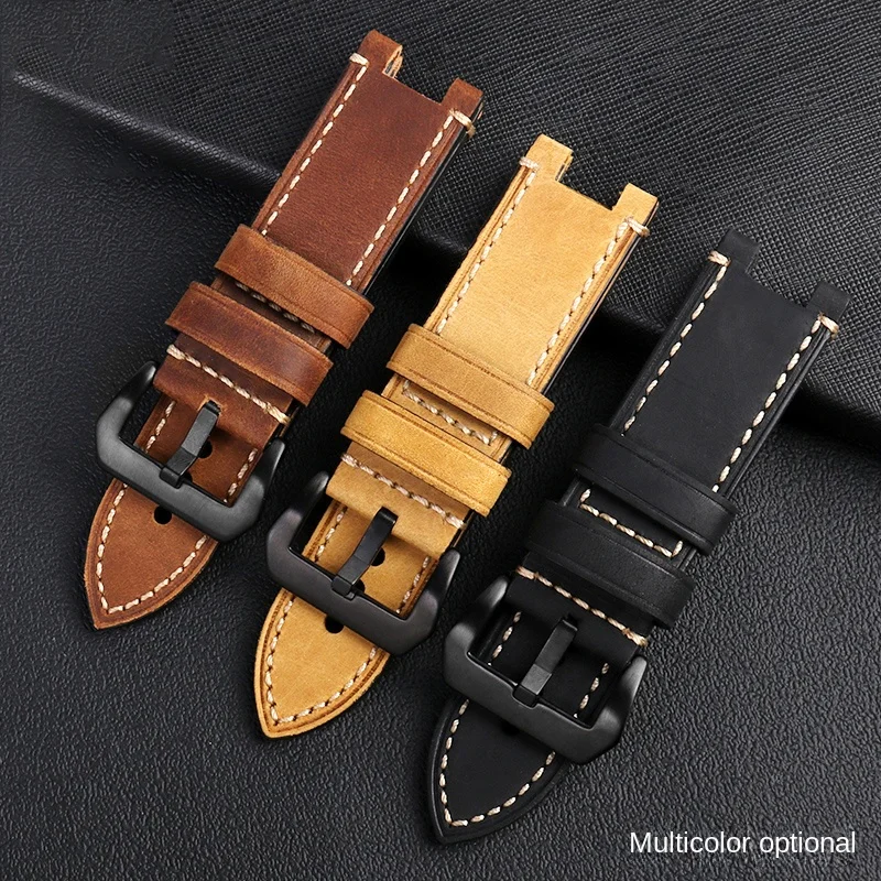 Suitable for Casio G-SHOCK genuine leather watch strap GST-B100 W300 410 310 S110 W130L 400G S310 S210/120 replacement wristband