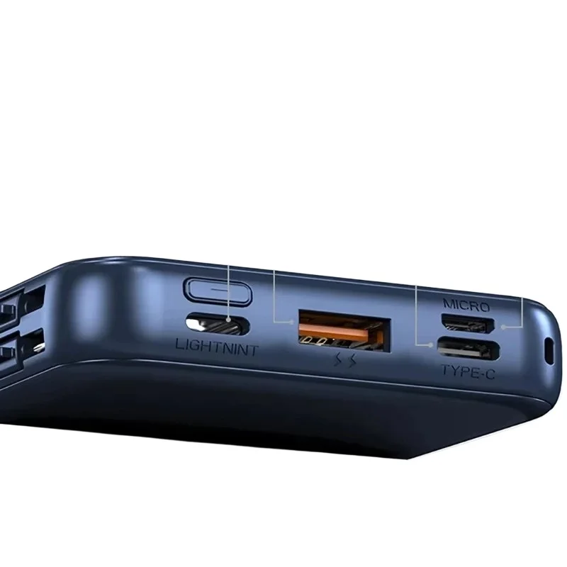 10000mah For Magnetic Charging Built-in Wire Mobile Phone Battery Wireless Charging Power Bank