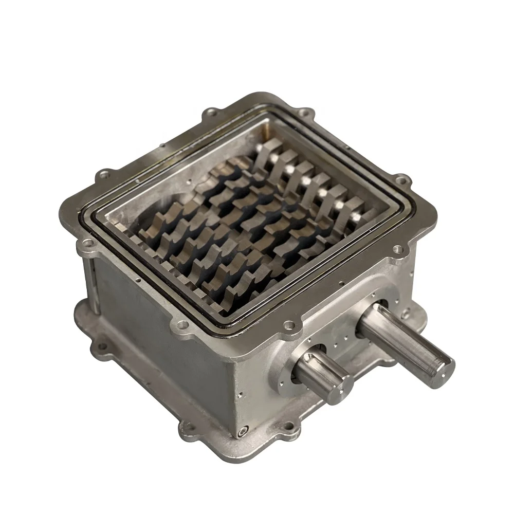 

SUS304 Double Shaft Waste Shredder Blade Mini Shredder Box Chassis Plastic Shredder Blade Food Waste Grinder Machine