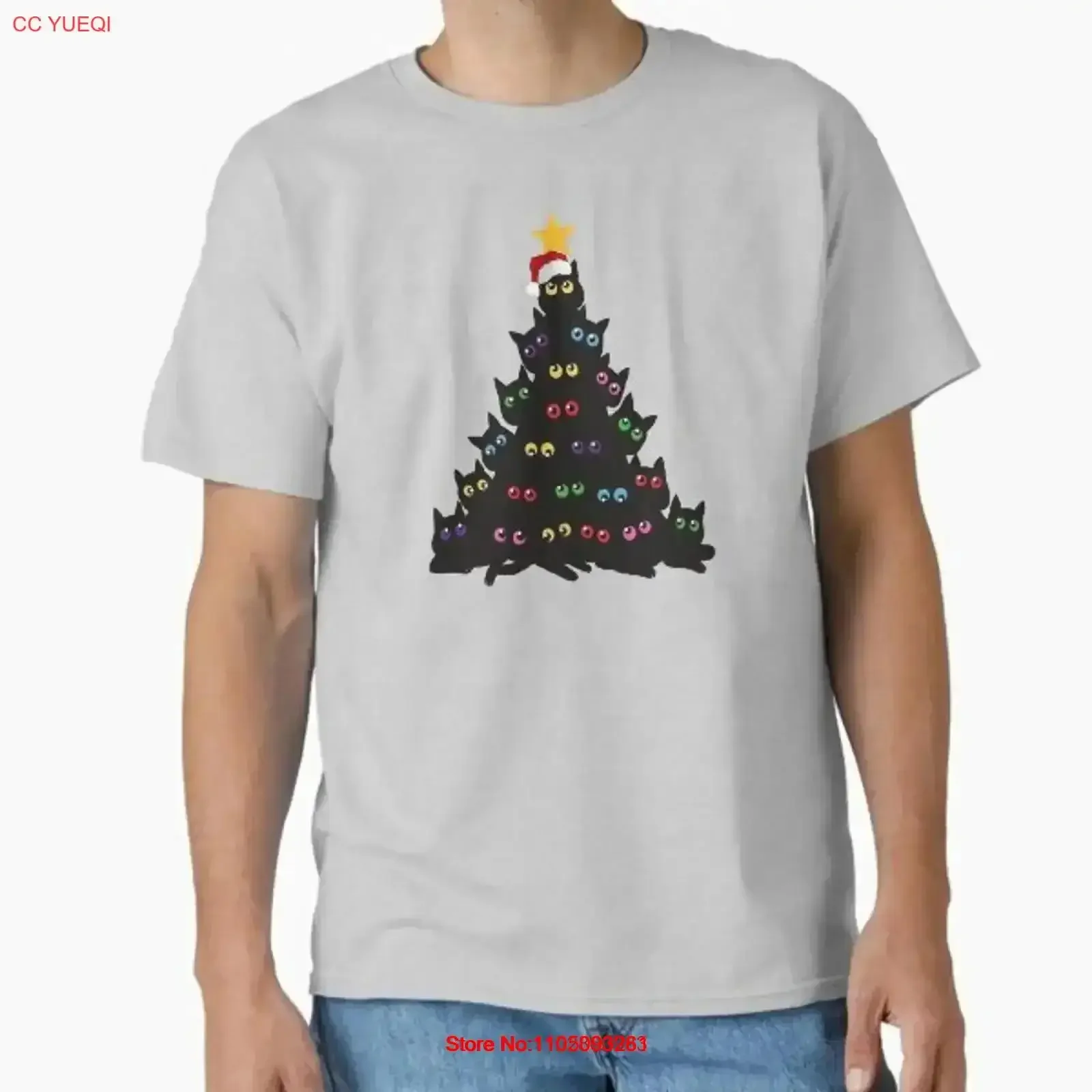 

Классическая футболка Meowy Christmas Made in USA AUS S 2XL, винтажная стираная уличная одежда с графикой, мягкая дышащая стильная мужская мода