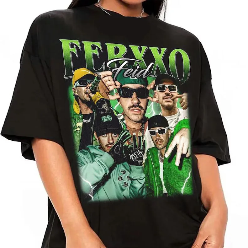 

Feid Ferxxo Rapper Concert Fans Tee Gift Unisex T-Shirt All Size S To 5XL