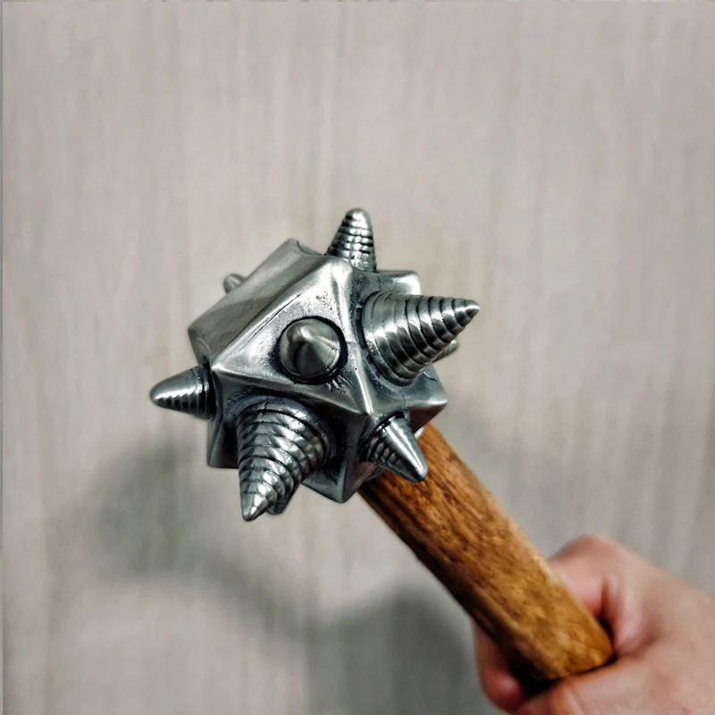 Outdoor Portable Retro Iron Thistle Bone Flower Hammer Car Emergency Self-defense Window Breaking Tool