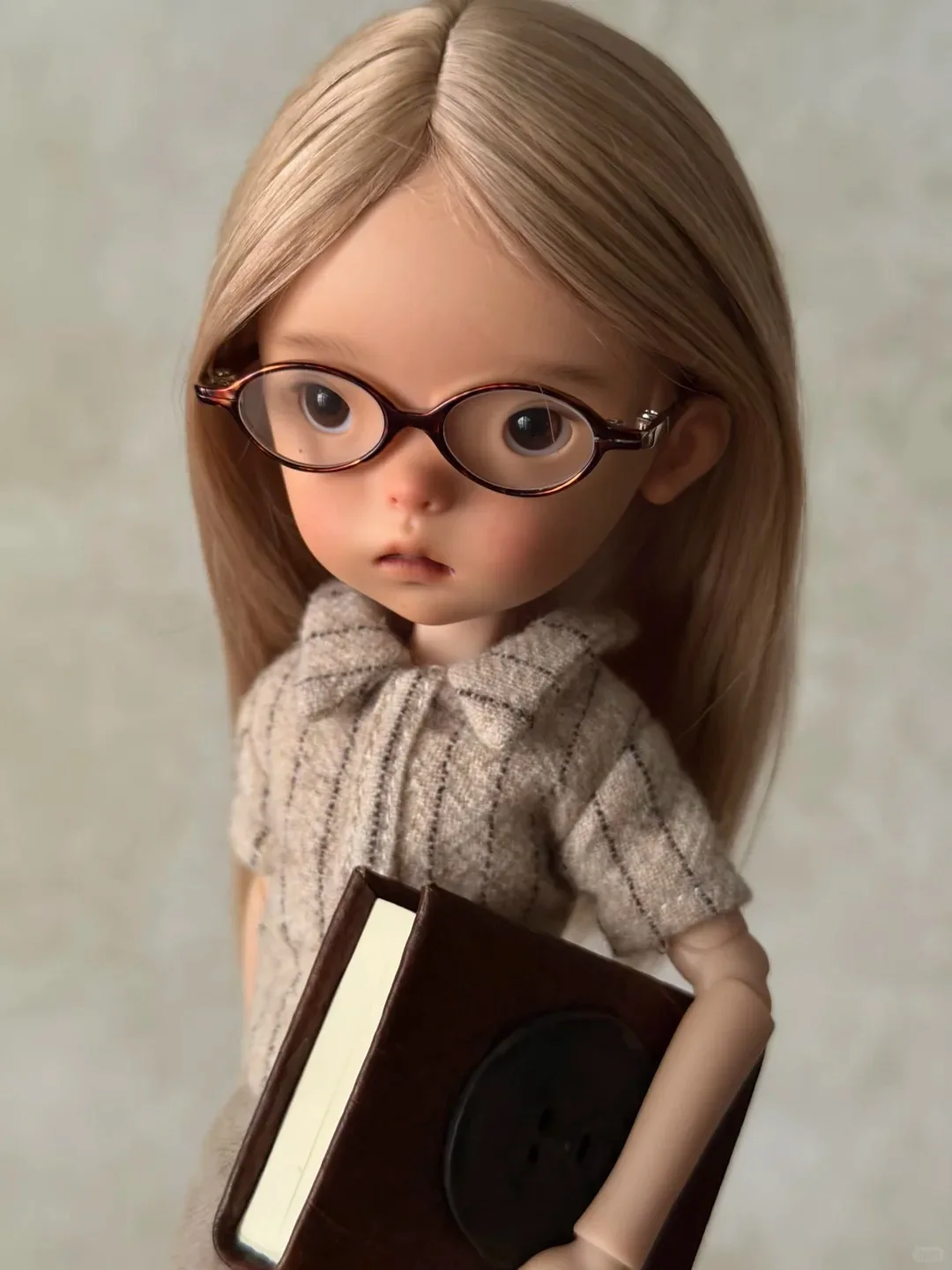 New 25cm 1/6 doudou BJD SD New Smile Tongue Doll Naughtily Cute Girl Toy Model Humanoid DIY Makeup In Stock