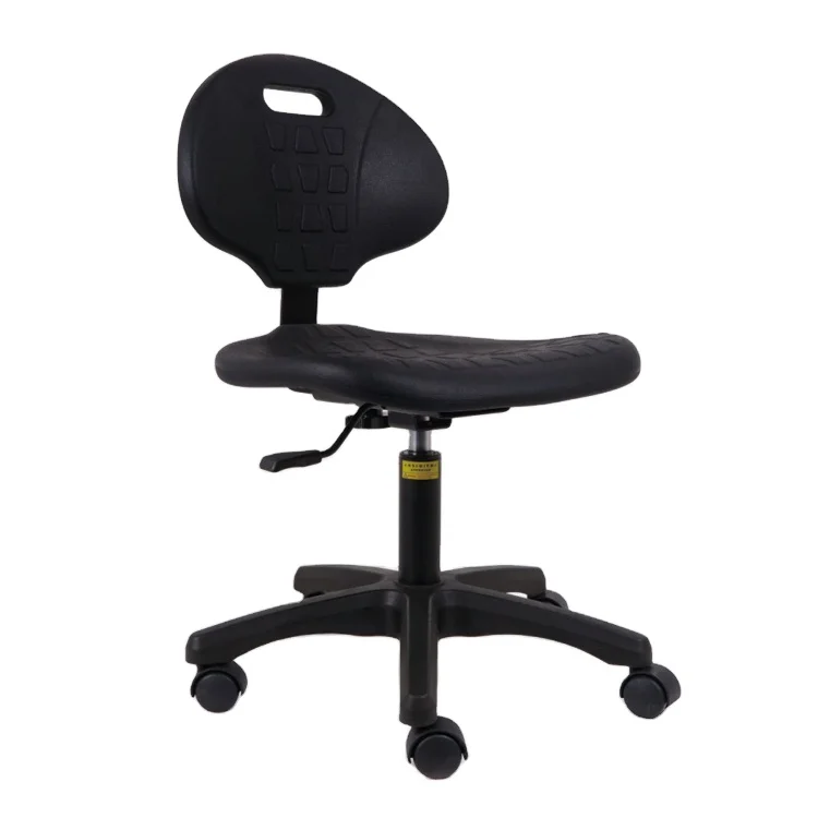 Large back comfortable adjustable laboratory bench and popular industrial laboratory PU anti-static chair