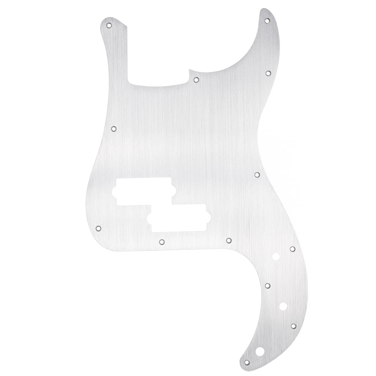 Musiclily Ultra 13-otworowa anodyzowana aluminiowa maskownica P-Bass do standardowego precyzyjnego basu American Fender