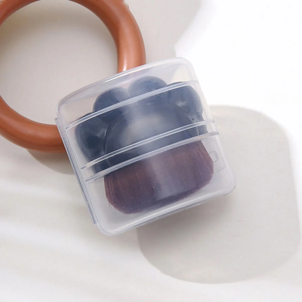 

Round Cat Claw Foundation Brush Miss Liquid Makeup Cleanser Towel Artificial Fiber Short