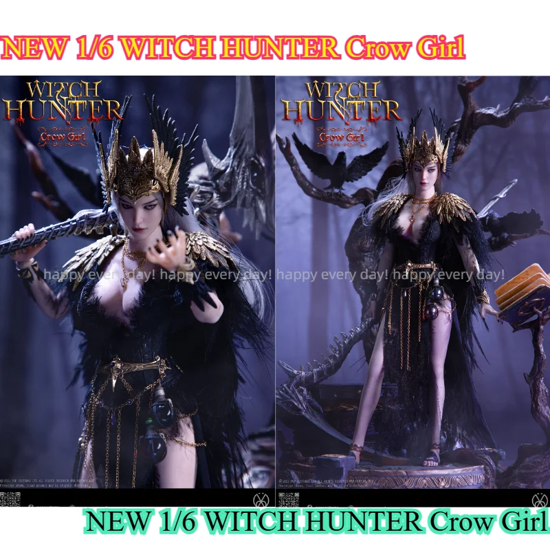 

NEW SPOT Genyue Model Play POP COSTUME 1/6 WH004 Witch Hunter-Crow Female Action Figure Collection Gifts