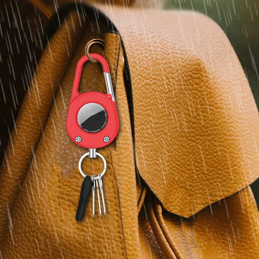 Halter Hülle für AirTag Cover Anti-Lost Schlüsselanhänger Halter Anti-Drop Schutzhülle für AirTag GPS Item Finder Tracking Zubehör