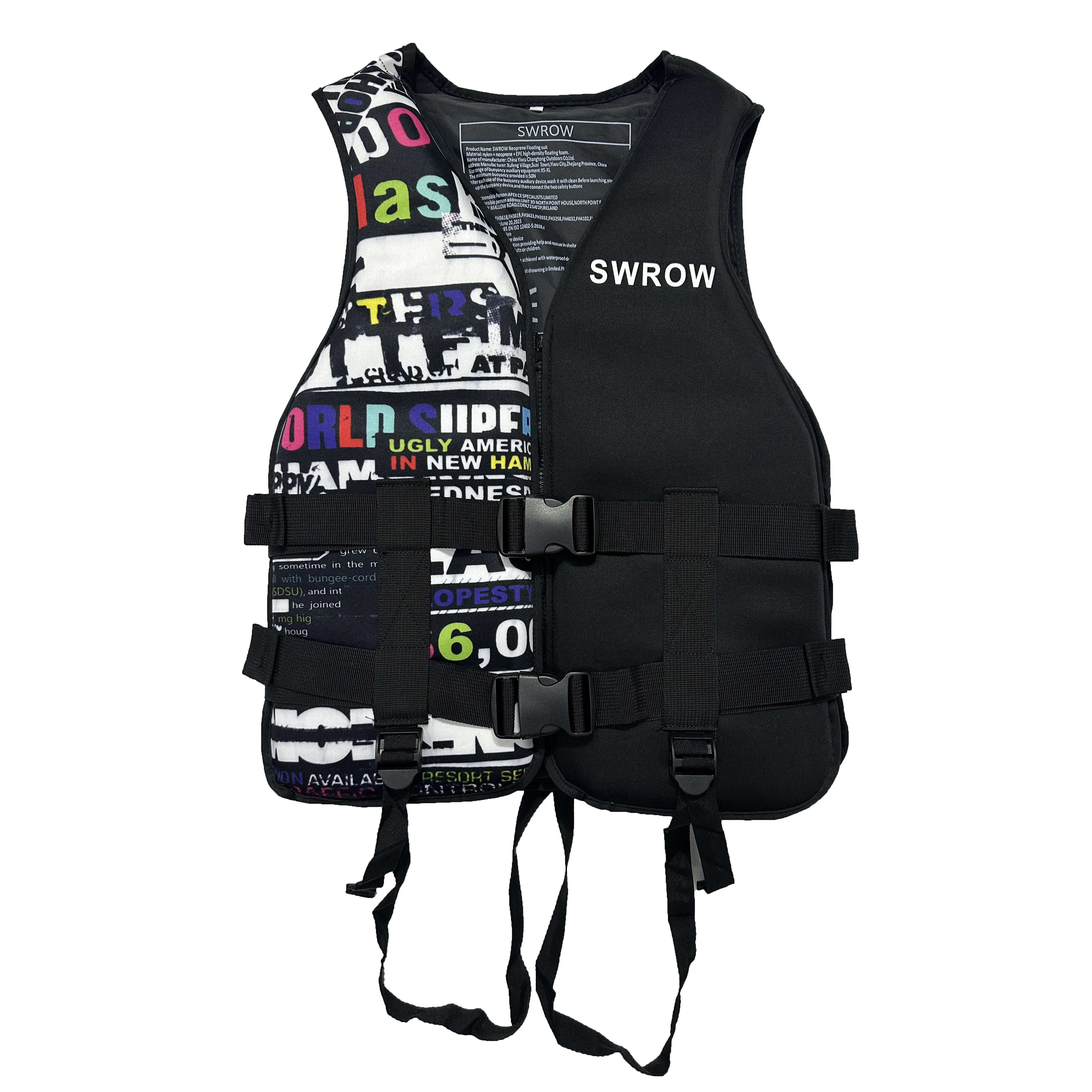 

New Water Sport Buoyancy Jacket Life Vest Swimming Surfing Boating Motorboat Fishing Skiing Driving Safety Vest Drifting