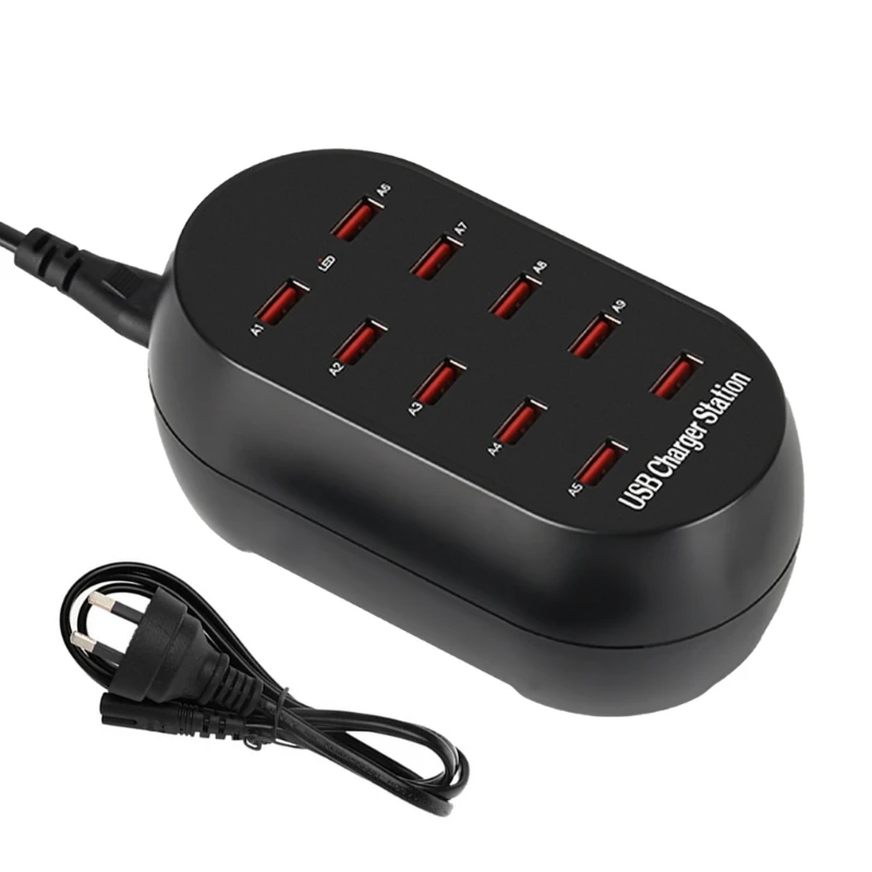 

US/EU/UK/AU Plug 10/20 Ports USB Power Stations Mobile Phone Dropship