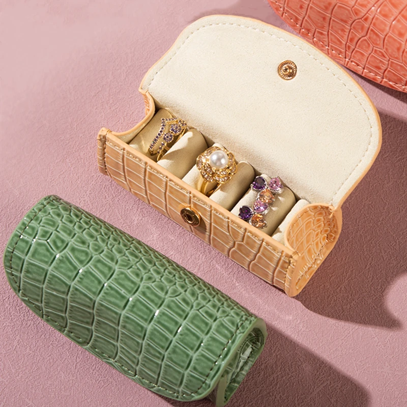 

2025 New Jewelry Boxes Womens Jewelry Organizer Green Storage Box Gift Bags Earring Case Ring Boxes