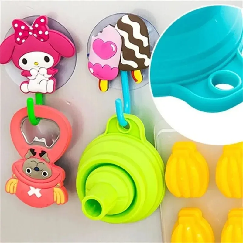 Набор кухонных воронок, аксессуары для кухонных гаджетов Складная силиконовая складная воронка для наполнения бутылок с водой с переносом жидкости