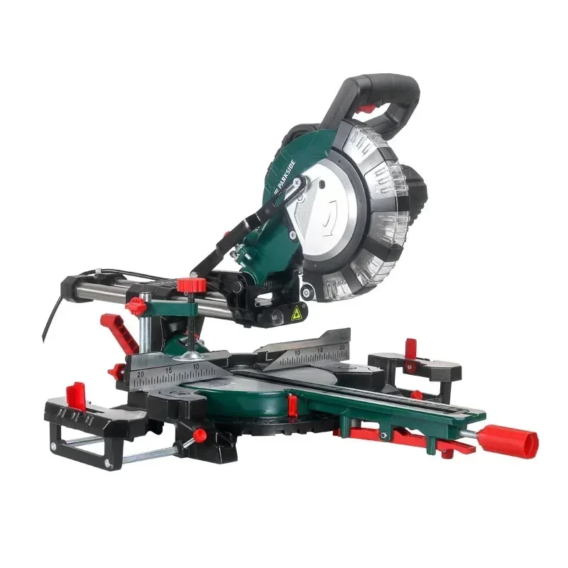 Tie rod miter saw, multifunctional household woodworking saw, woodworking household miter saw 220V 2300W