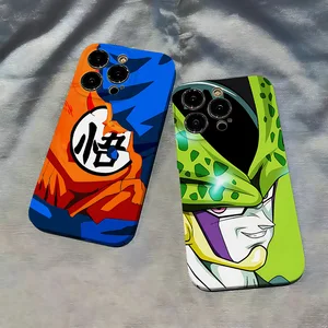 Casing Ponsel DBZ Bola D-Naga Anime Keren untuk iPhone 16 15 14 13 12 11 Pro Max X XR XSMax Pelindung Lensa PC Keras HD Mengkilap 8 penjualan terbaik fundas dragon ball - №