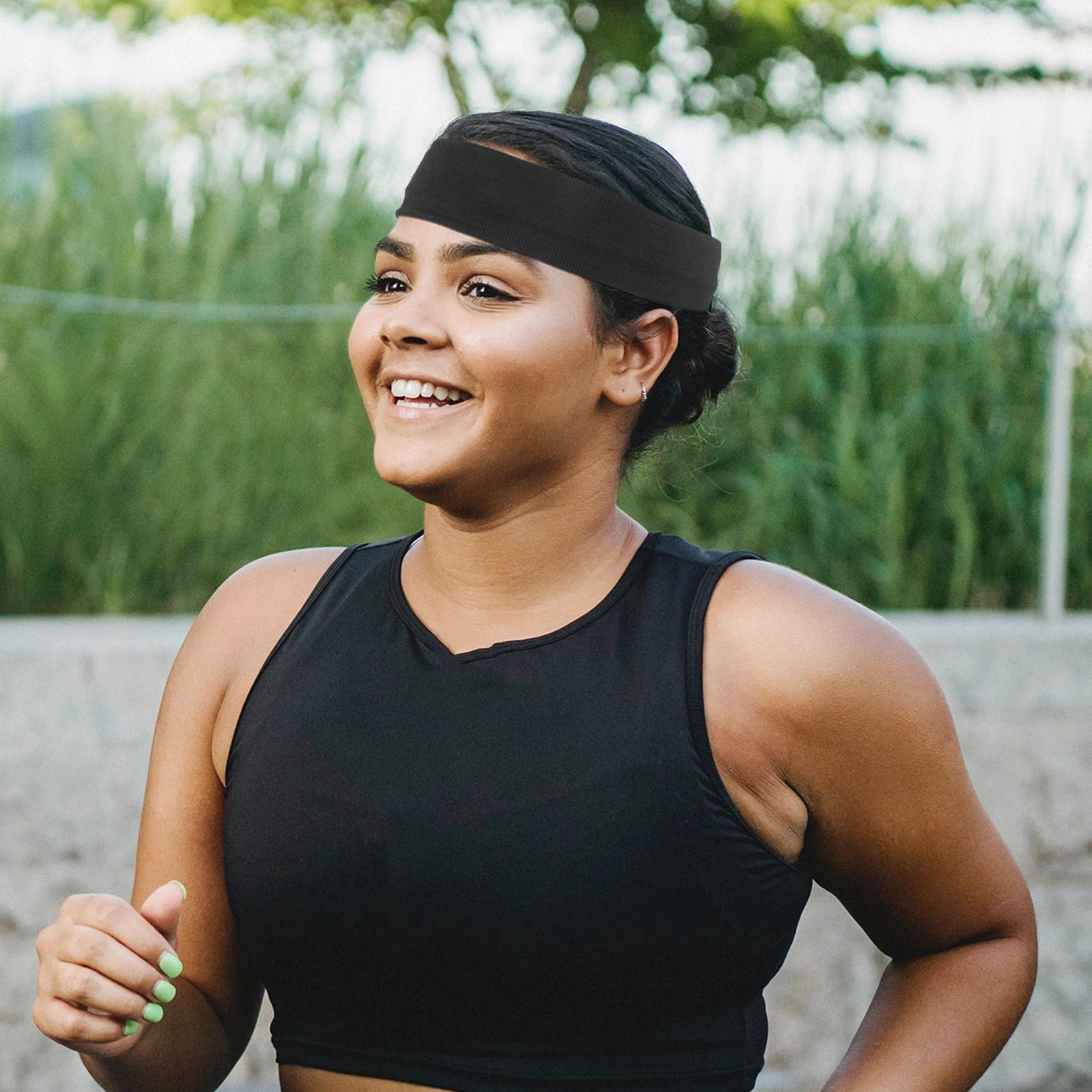 

Sports Headbands Sweatband Elastic Headbands For Men Women Running Yoga Exercise Gym Outdoor Activities Lightweight Quick Dry