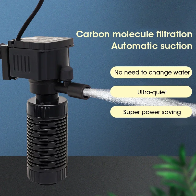 mini-filtro-para-aquario-bomba-submersivel-silenciosa-capacidade-de-200-l-h-com-bomba-de-oxigenio-tomada-europeia-facil-de-limpar-para-agua-doce-e-salgada