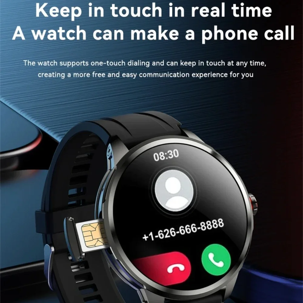 

New H99 SmartWatch SIM Insert Model 1.95 inch AMOLED HD Spherical Screen 128G Memory Video Chat Global Calling Man Watch