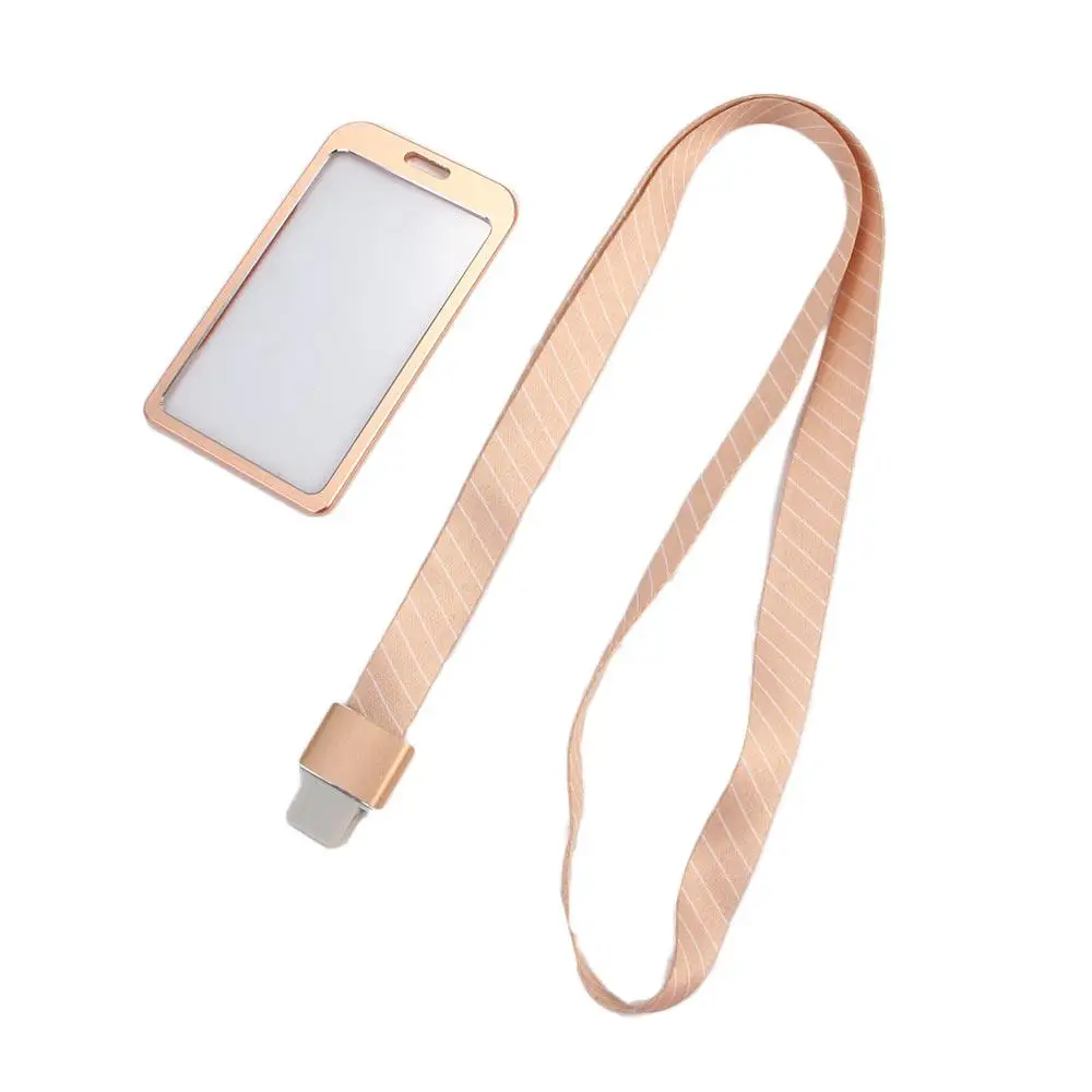 

Aluminum Alloy Bus Pass Case Cover Waterproof Credit Card Holder ID Card Case School Office Supplies Badge Holder